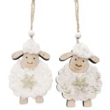 Fluffy Sheep Hanging Decorations White 1