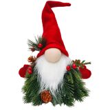 Tomte Ent with Red Hat Sitting Red, Whit