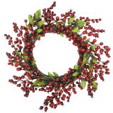 Berry Wreath Red 50cm 