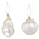 Oyster & Shell Hanging Decorations White