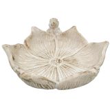 Fable Bunny Bird Bath Bisque 27cm 