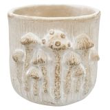Fable Toadstool Planter Bisque Med 16cm 