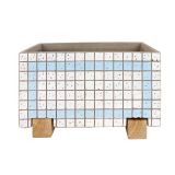 Sale Brix Rectangular Planter White Blu