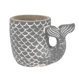 Sale Ariel Mermaid Tail Planter Blue Sm 