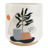 Sale Octavia Abstract Planter Multicolou