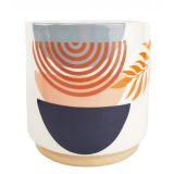 Sale Quinn Abstract Rainbow Planter Mult