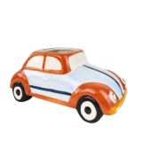 Retro Buggy Car Planter Blue  Orange H1