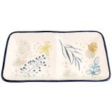 Summer Solstice Ceramic Double Dish Blue