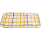 Sale Maldon Check Ceramic Platter Colour