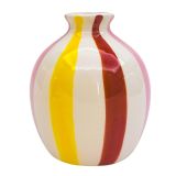 Halycon Vase Pink & Red 10cm 