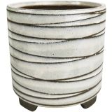 Sale Gwen Planter with Legs White Brown