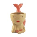 Sale Mermaid Planter Pink 14cm 