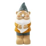 Sale Gnome Statue Blue Yellow 24cm 