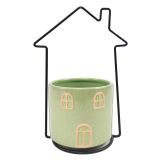 Sale House Planter Light Green 21cm 