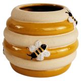 Beehive Planter Honeycomb & Sand Sm 8cm 