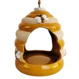 Beehive Hanging Bird Feeder Honeycomb & 