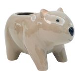 Wombat Planter Grey 16cm 