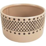 Sale Thea Tribal Planter Beige Mocha Sm