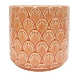 Sale Kaycie Shell Planter Salmon Sm 12.5