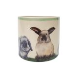 Bunny Planter Brown 12cm 