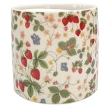 Strawberry Field Planter Green & Red 14c