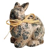 Sale Delphi Bunny Garden Ornament Grey 1