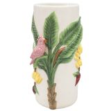 Jungle Vase Beige & Green 22cm 