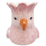 Perdy Parrot Planter Pink 13cm 