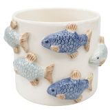 School of Fish Planter Blue 11cm 