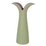 Groovy Stem Vase Green & Purple 20cm 