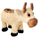 HUSK Cow Planter Natural 36cm 