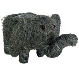 HUSK Elephant Planter Grey 35cm 