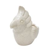 Galah Planter Speckle White 18cm 