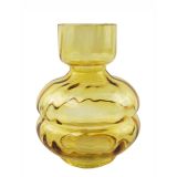 Sale Tommy Squat Glass Vase Amber Sm 15c