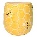 Bee Hive Planter Yellow 15cm 