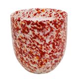 Speckle Candle Pink & Red 8cm 