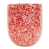 Speckle Planter Pink & Red 15cm 