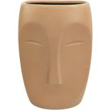 Sale Aztec Face Vase Beige Lg 22cm 