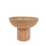 Sale Leilani Tall Bowl Beige H12x17cm 