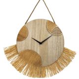 Sale Kiana Fringe Clock Natural 53cm 