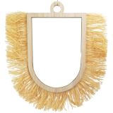 Sale Kiana Fringe Mirror Natural 68cm 