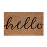 Sale Hello Doormat Black 45x75cm 