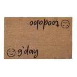 GDay Toodaloo Doormat Black 45x75cm 