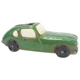 Retro Racing Car Planter Green 27cm 