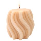 Sale Swirl Vanilla Candle Honey 8cm 