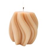 Sale Swirl Vanilla Candle Honey 10cm 