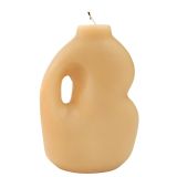 Sale Abstract Vanilla Candle Honey 15cm 