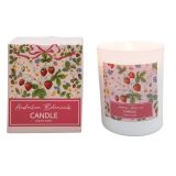 Strawberry Fields Boxed Candle Pink & Re