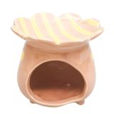 Halcyon Oil Burner Peach & Yellow 10cm 