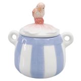 Perdy Parrot Cannister Blue 13cm 